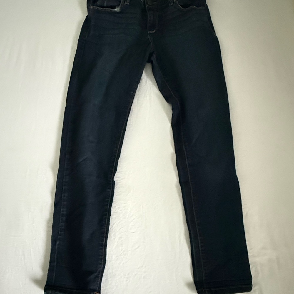 Free People Dark Blue Skinny Jeans